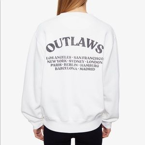 Anine Bing Ramona Outlaw Crewneck Sweatshirt